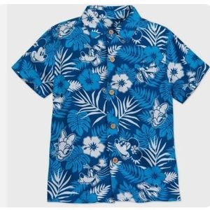 NWT Discontinued Mens Mickey Hawaii button down